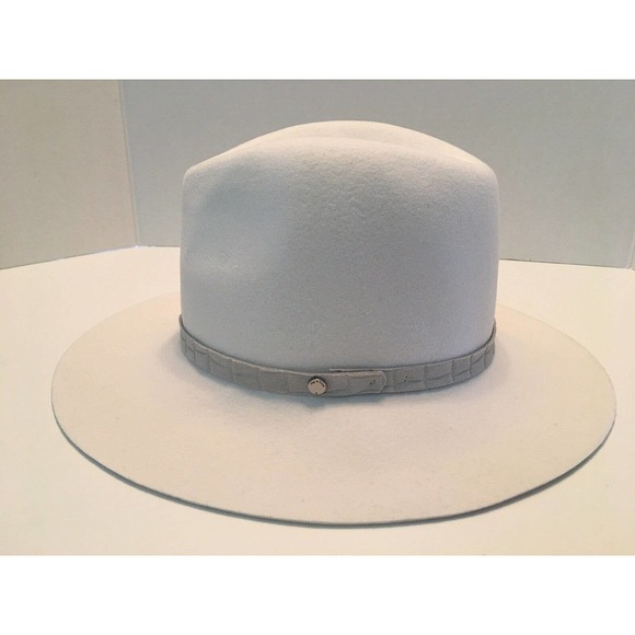 rag & bone Off White Floppy Brim Fedora Wool Hat - Picture 2 of 5